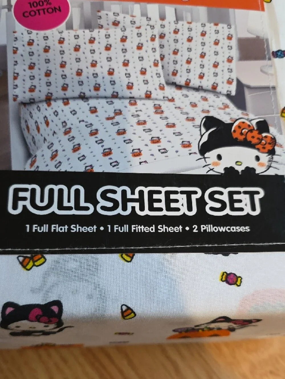 Hello Kitty Halloween Full Sheet Set